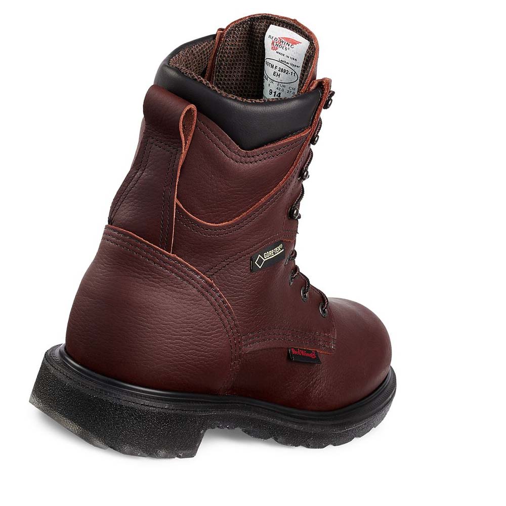 Red Wing SuperSole® 2.0 8-inch Soft Toe Men's Waterproof Boots Burgundy | ZA 362GSO